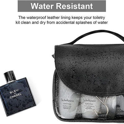 Waterproof Hanging Toiletry Bag For Women / Customized Hanging Travel Makeup Bag
