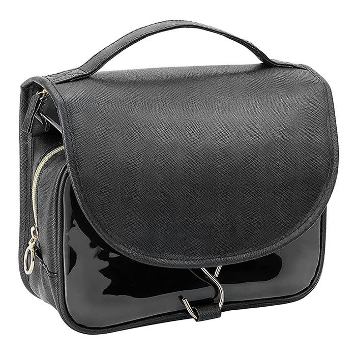 Waterproof Hanging Toiletry Bag For Women / Customized Hanging Travel Makeup Bag